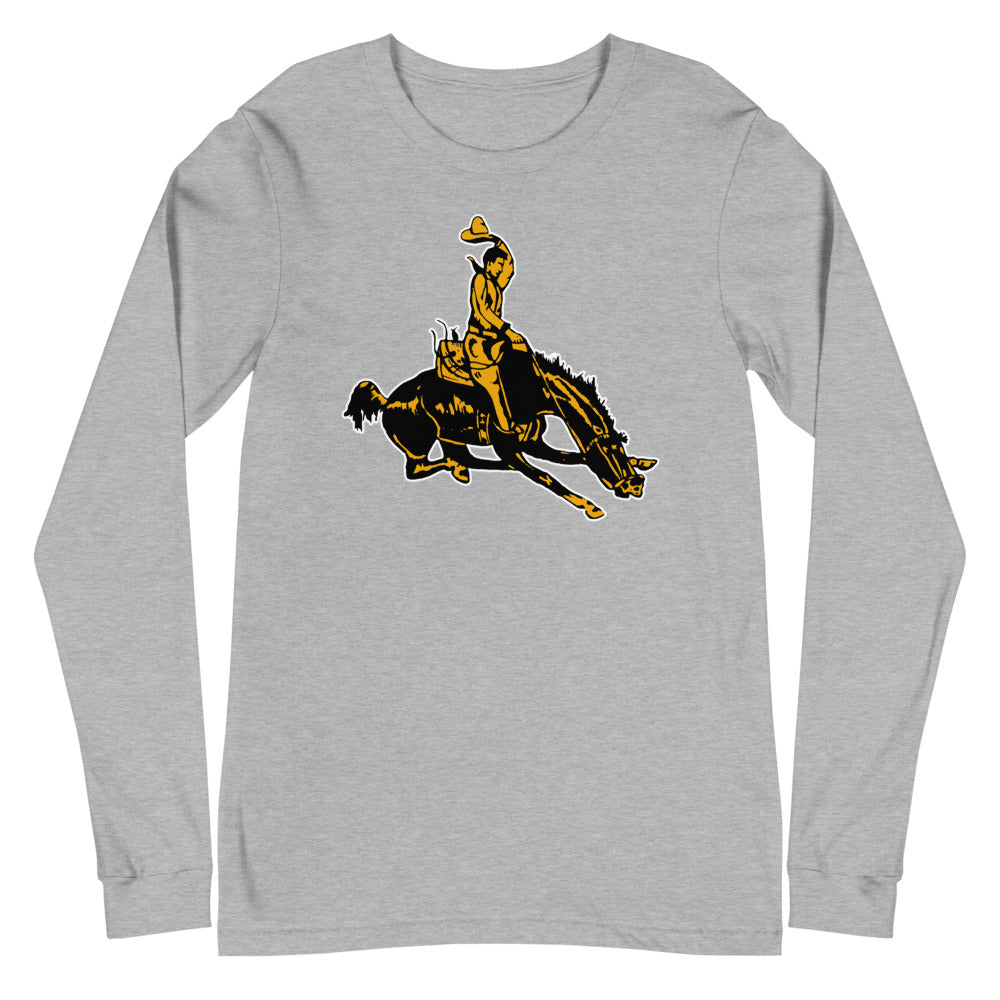 Vintage Wyoming Cowboys Long Sleeve Shirt - 1940s Classic Cowboy