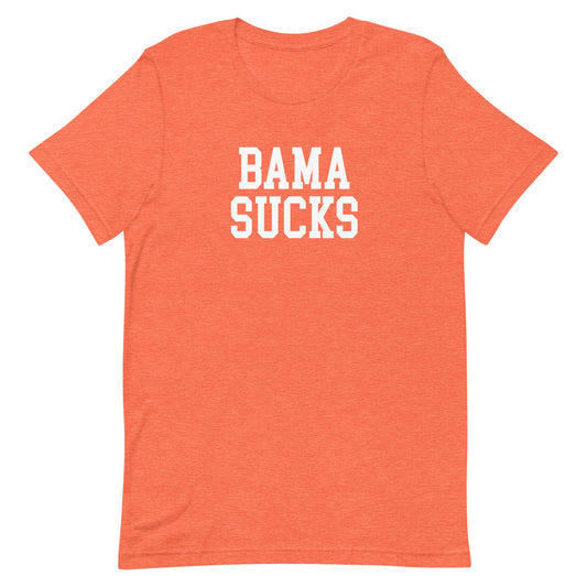 Bama Sucks Tennessee Rivalry T Shirt Heather Orange Shirt - rivalryweek