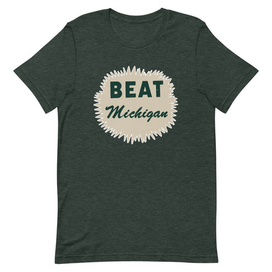 Beat Michigan Shirt - 1953 Michigan State Pin Art Shirt - Rivalry Week