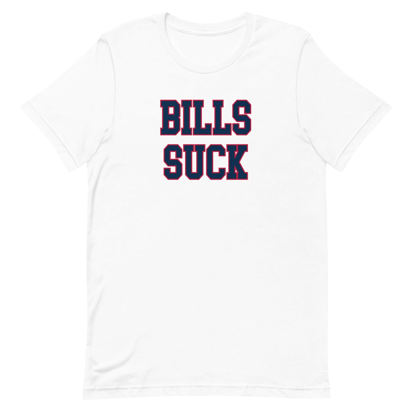 Rivalry Week Bills Suck Shirt - Patriots Rivalry Shirt White / XL