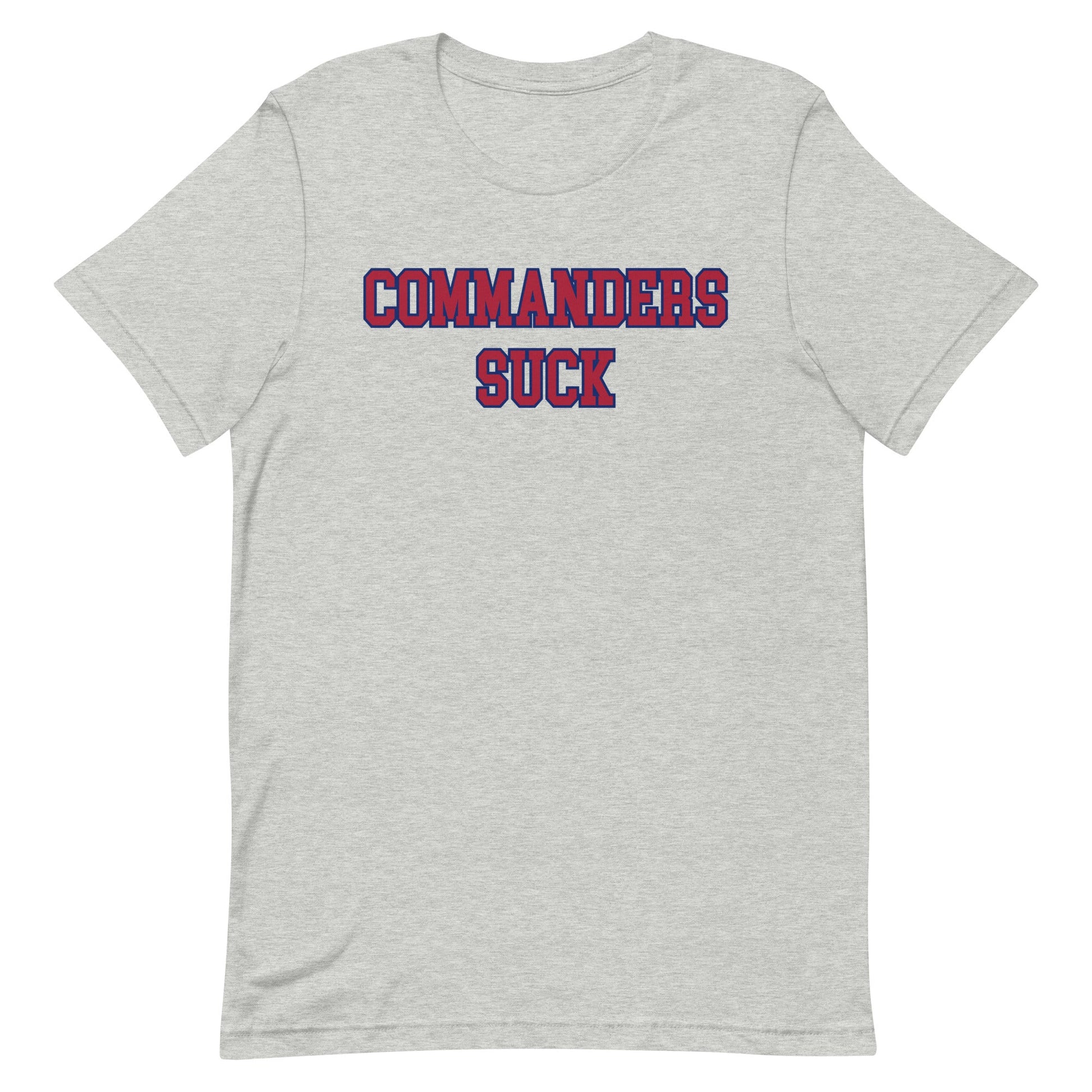 Commanders Suck Shirt - Giants Rivalry Shirt Classic Athletic Heather / L