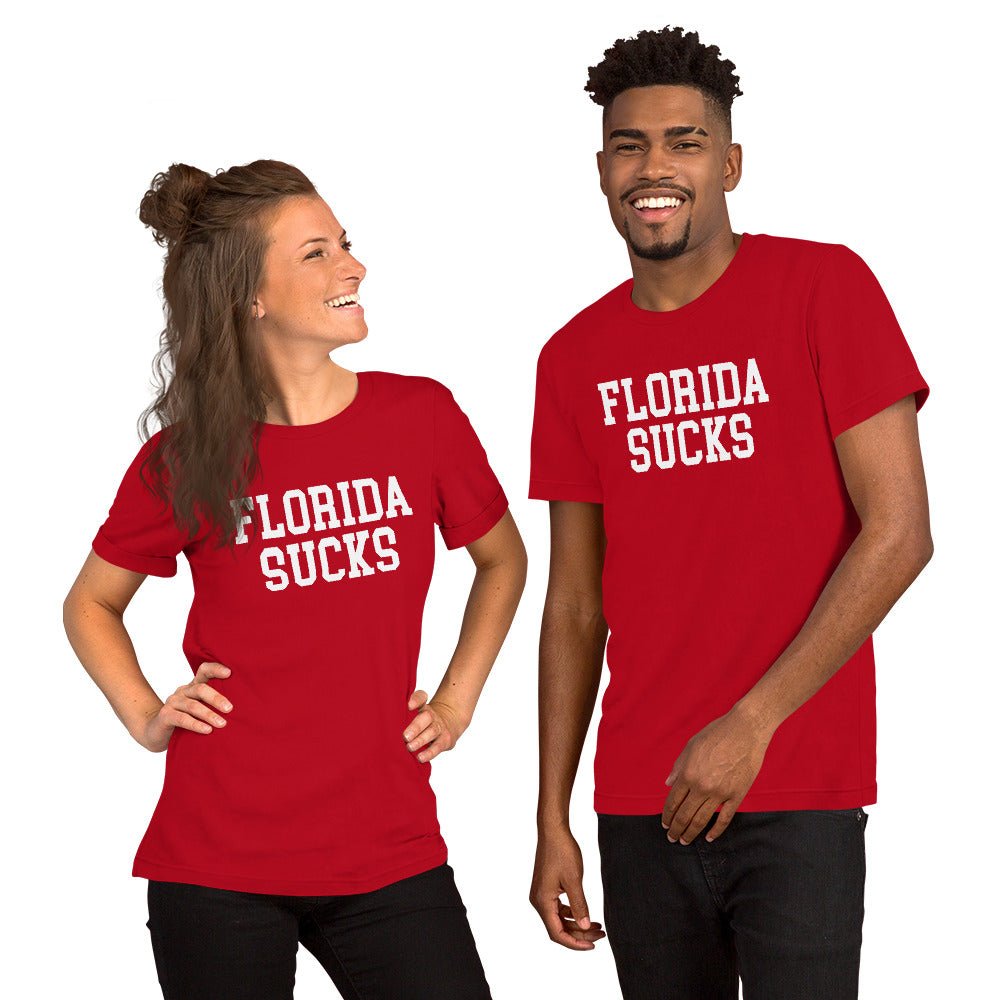 Florida Sucks Georgia Rivalry T Shirt Red Shirt - rivalryweek