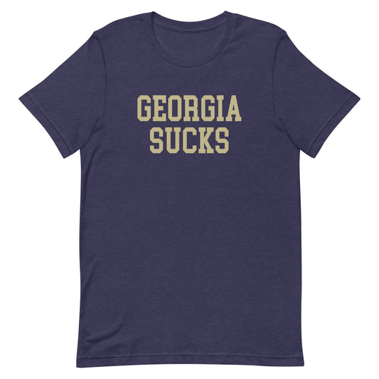 Georgia Sucks Georgia Tech Rivalry Navy T Shirt Shirt - rivalryweek