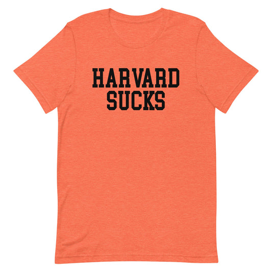 Harvard Sucks Princeton Rivalry T Shirt Heather Orange Shirt - rivalryweek