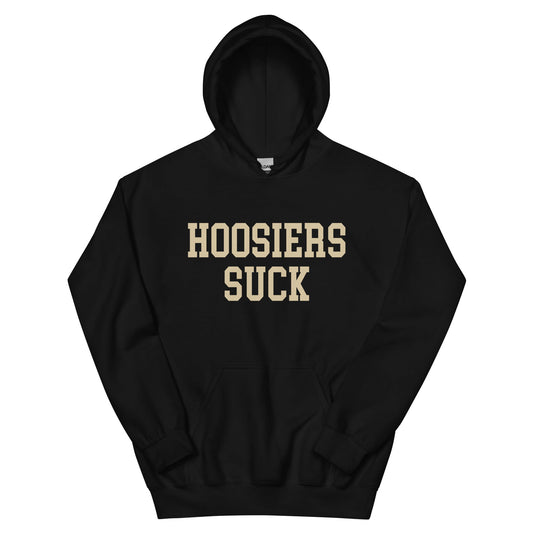 Hoosiers Suck Purdue Rivalry Hoodie Black Sweatshirt - rivalryweek