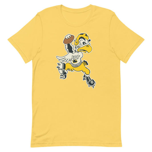 Iowa Football Vintage Shirt - 1949 Hawkeye Spike Art Shirt - rivalryweek