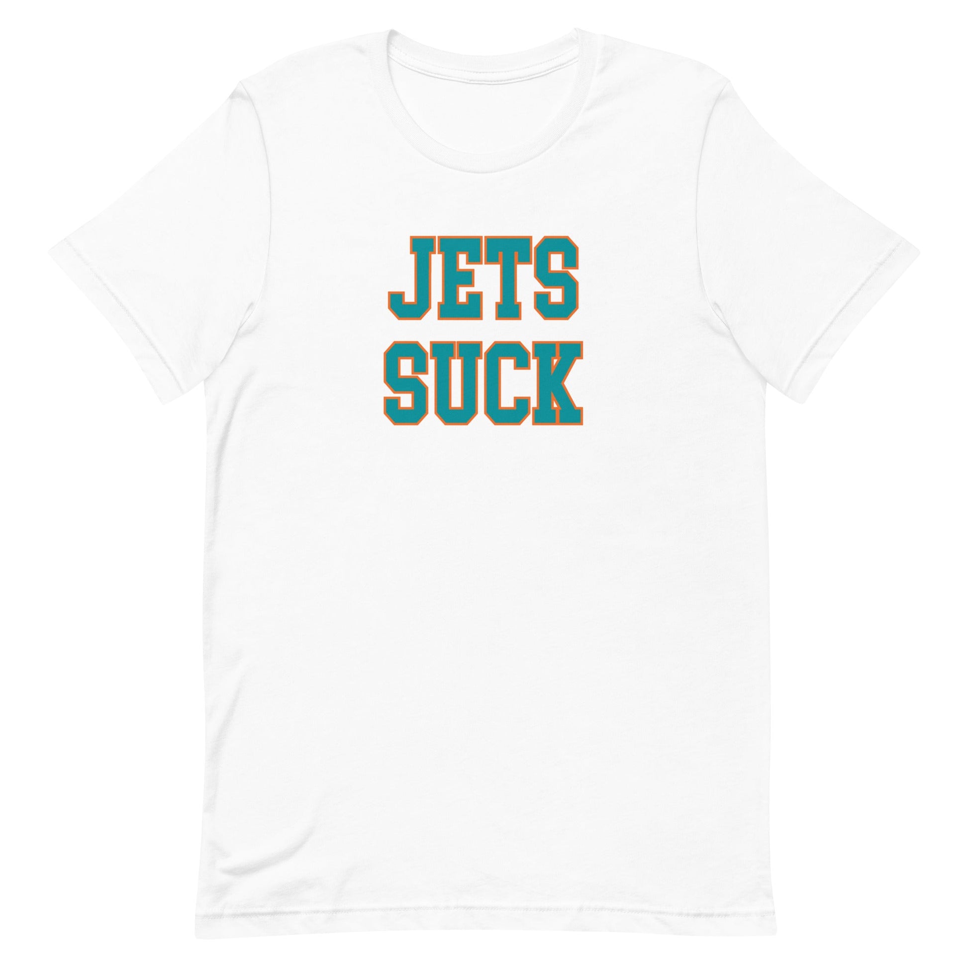 Rivalry Week Jets Suck Shirt - Dolphins Rivalry Shirt White / Xs