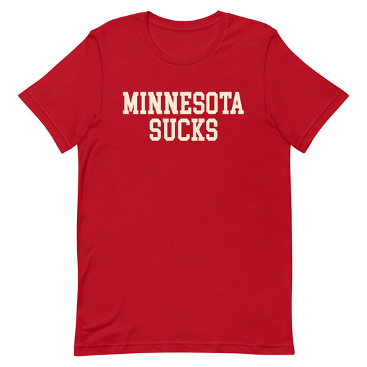 Minnesota Sucks Nebraska Rivalry T Shirt Red Shirt - rivalryweek