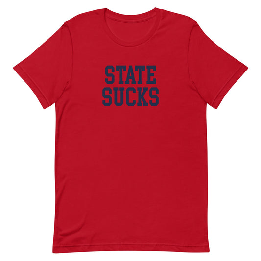 Mississippi State Sucks Ole Miss Rivalry T Shirt Red Shirt - rivalryweek