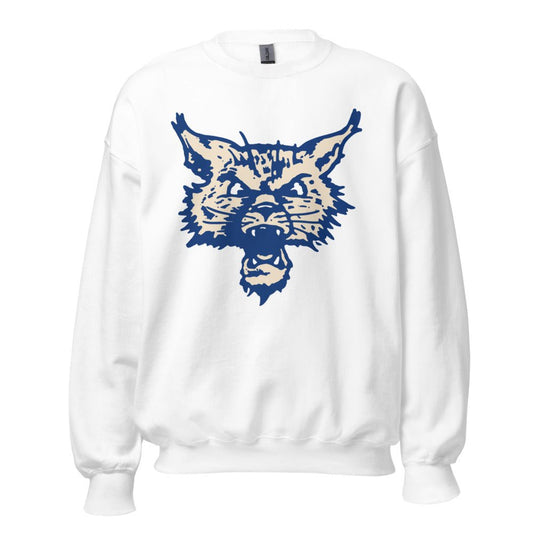 Retro Kentucky Crew Neck Sweatshirt - 1950s Wildcat Head Art Sweatshirt - Rivalry Week