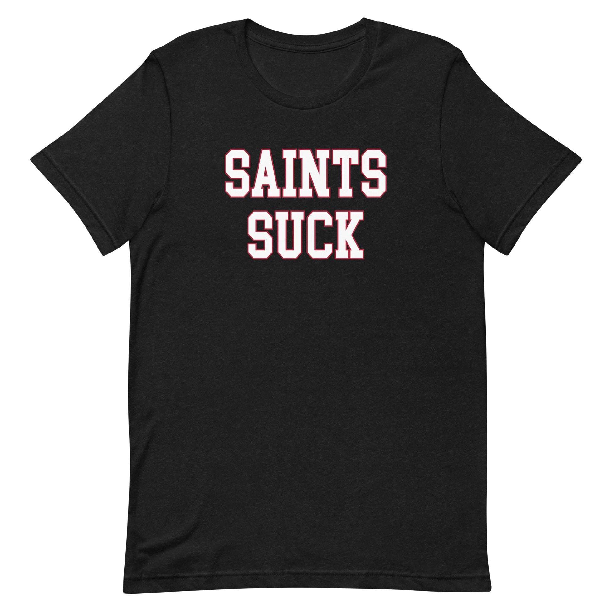 Saints Suck Shirt - Falcons Rivalry Shirt Dark Grey Heather / M