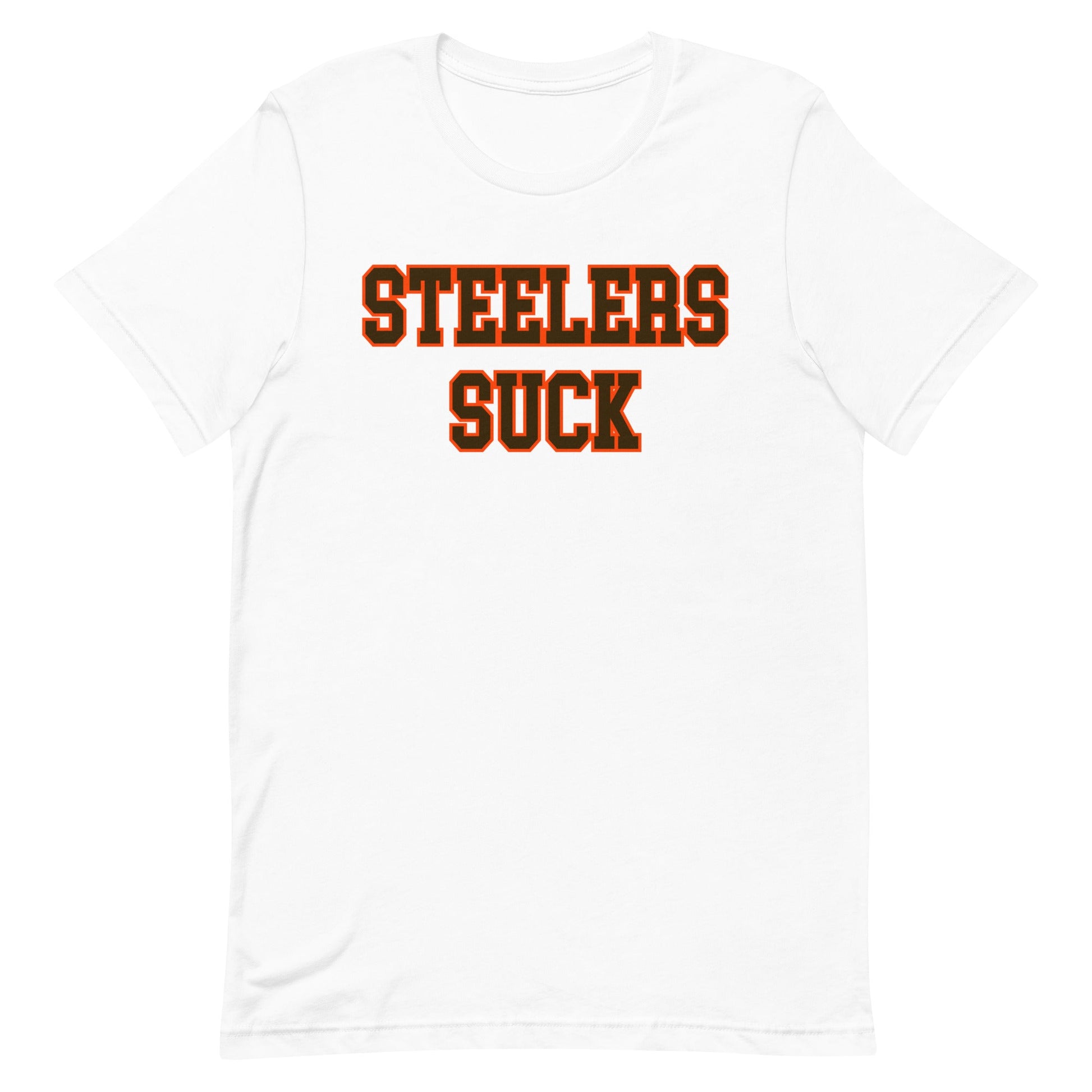 Steelers Suck Shirt - Browns Rivalry Shirt Dark Grey Heather / 3XL