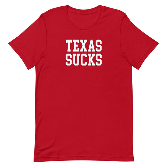 Texas Sucks Arkansas Rivalry T Shirt Red Shirts & Tops - rivalryweek