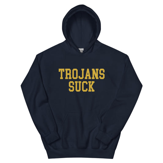 Trojans Suck Notre Dame Hoodie Navy Sweatshirt - rivalryweek