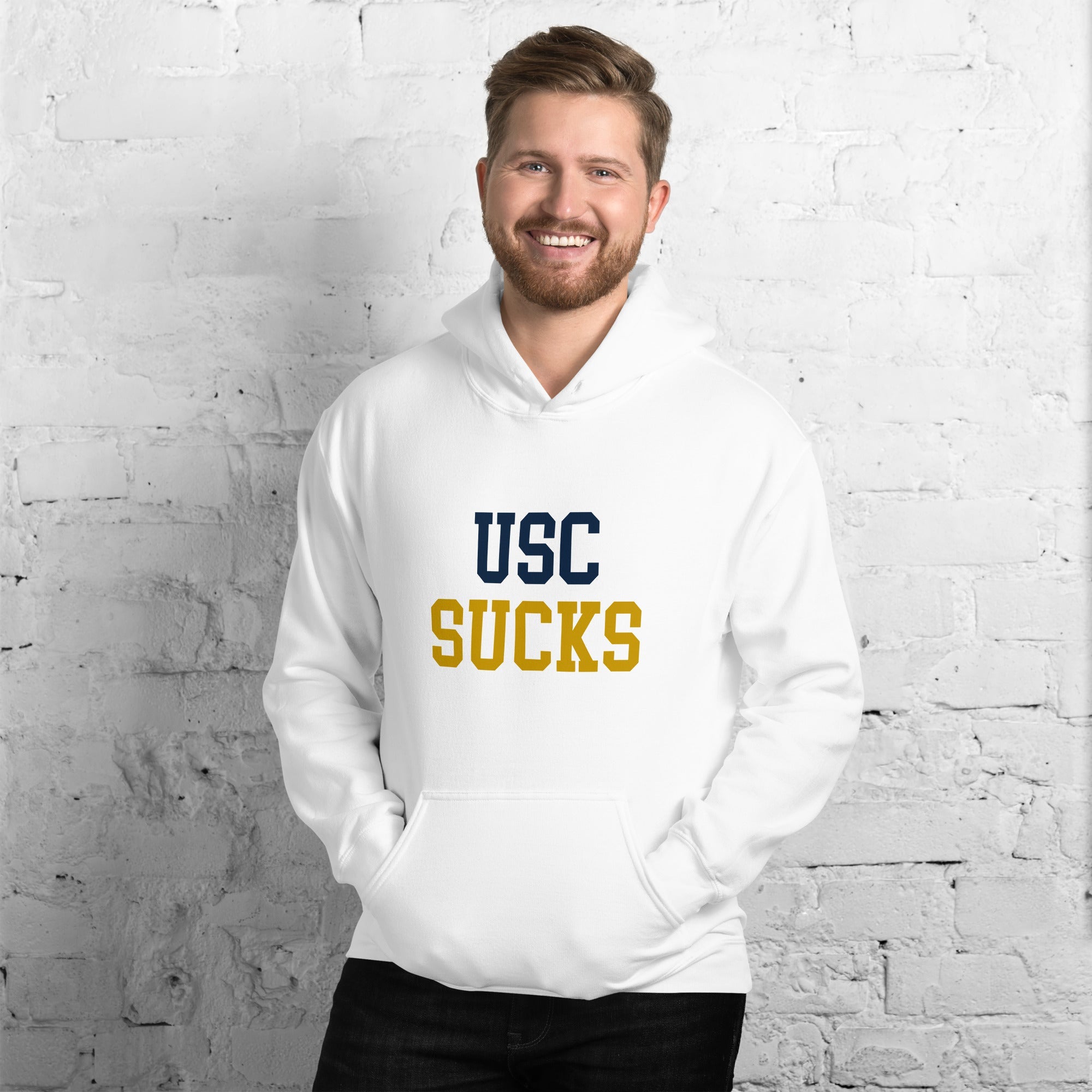 Notre dame white store sweatshirt