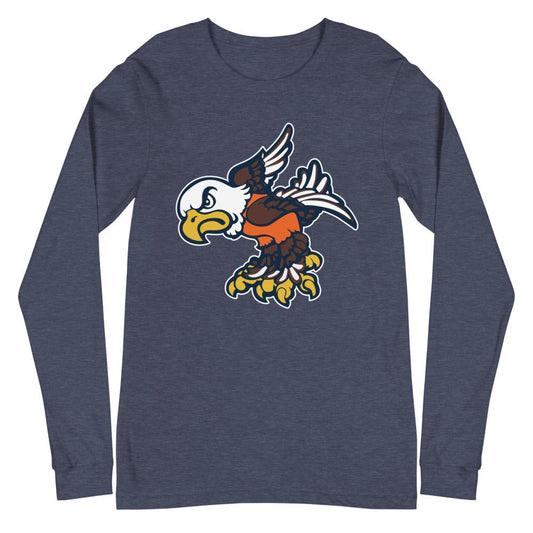 Vintage Auburn Long Sleeve Shirt - 1960s War Eagle Art Long Sleeve Shirt - Rivalry Week