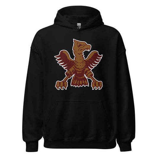 Vintage Boston College Eagle Mascot Hoodie - 1946 Vintage BC Eagle Mascot Art Hoodie - rivalryweek