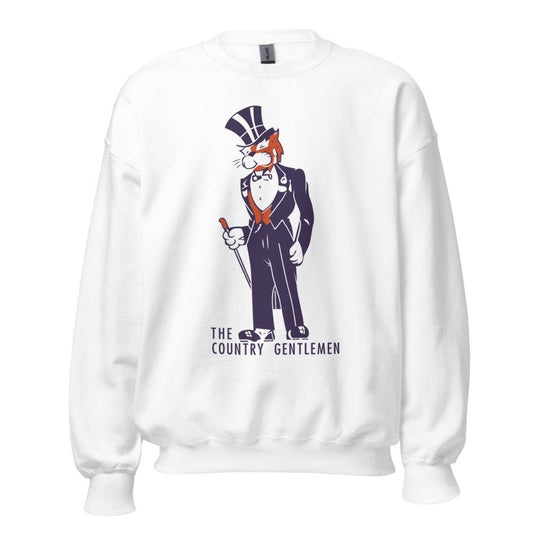 Vintage Clemson Tiger Crew Neck Sweatshirt - 1940s Country Gentlemen Art Sweatshirt - rivalryweek