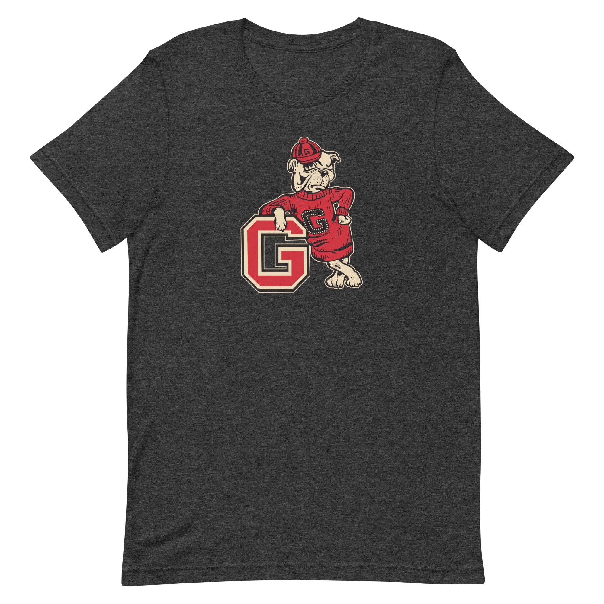 Vintage Georgia Bulldog T Shirt - Retro Leaning Mid Century Mascot Artwork