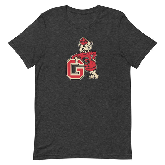 Vintage Georgia Bulldog T Shirt - Retro Leaning Mid Century Mascot Artwork Shirt - rivalryweek
