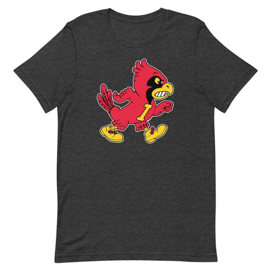 Vintage Iowa State Shirt - 1940s Marching Cardinal Art Shirt - Rivalry Week