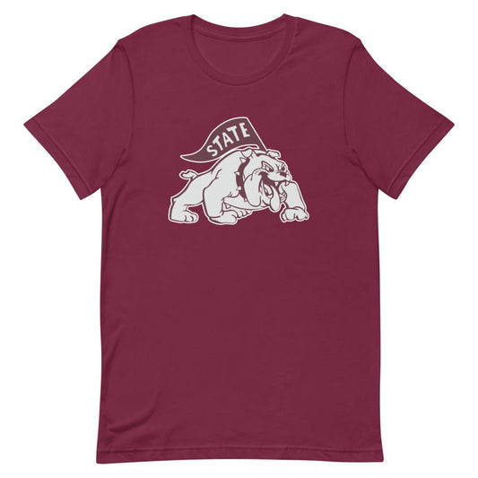 Vintage Mississippi State Shirt - 1950s State Bulldog Art Shirt - rivalryweek