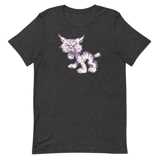 Vintage Northwestern T Shirt - 1950's Wildcats Mascot Art Shirt - rivalryweek