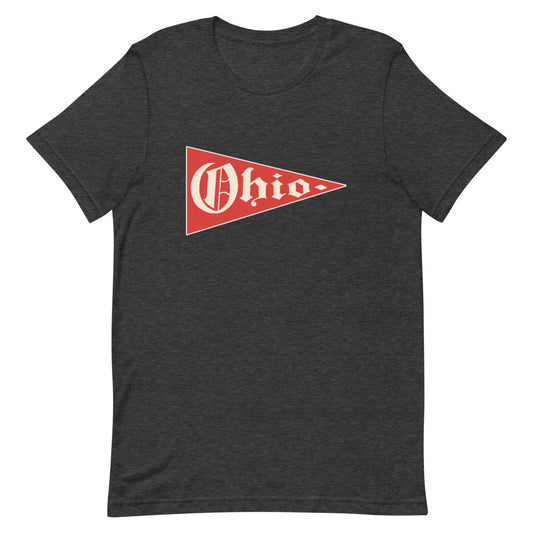 Vintage Ohio State Shirt - 1960s Ohio Pennant Art Shirt - Rivalry Week