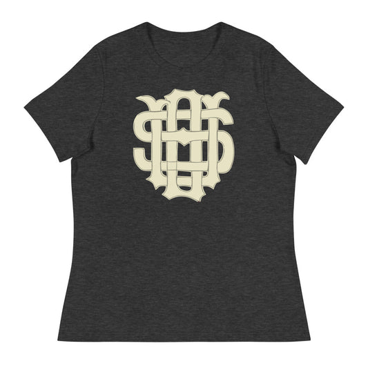 Vintage Ohio State Women's Relaxed Shirt - 1920's OSU Monogram Art W Relaxed T Shirt - Rivalry Week