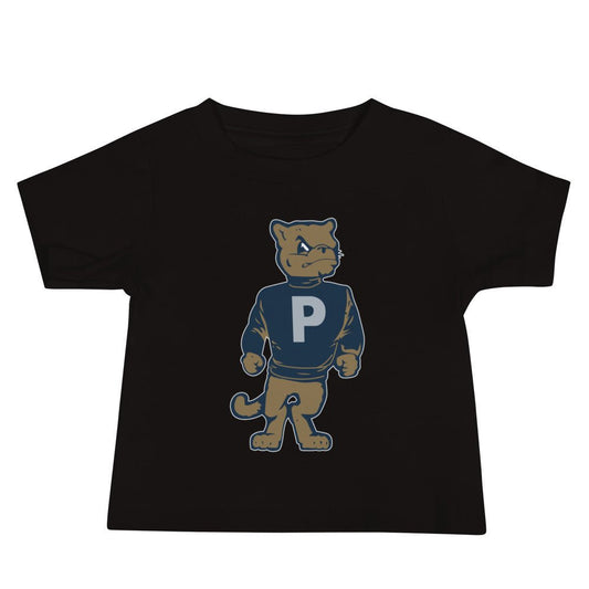 Vintage Penn State Mascot Baby T Shirt - 1950s Varsity Lion Art Baby Staple Tee - rivalryweek