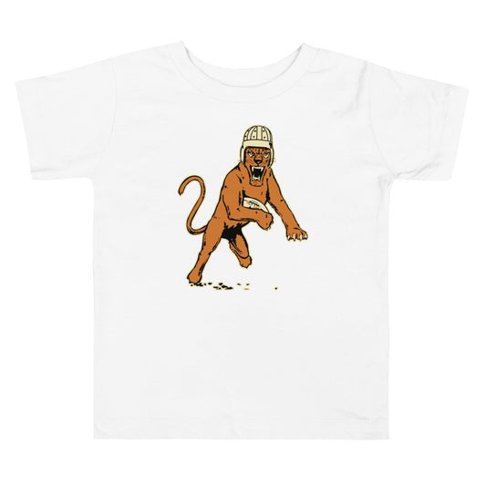Vintage Pitt Football Toddler T Shirt - 1940s Panther Football Mascot Art Toddler Staple Tee - Rivalry Week
