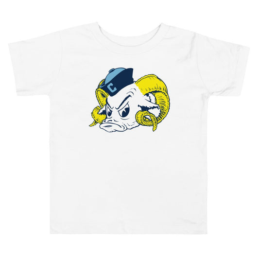 Vintage UNC Toddler T Shirt - 1950s Sailor Tarheel Mascot Art Toddler Staple Tee - Rivalry Week
