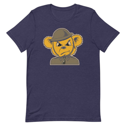 Vintage War Era Cal Berkeley Shirt - 1940s Army Bear Art Shirt - rivalryweek