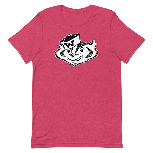 Vintage Wisconsin T Shirt - 1940's Bucky Badgers Art Shirt - rivalryweek