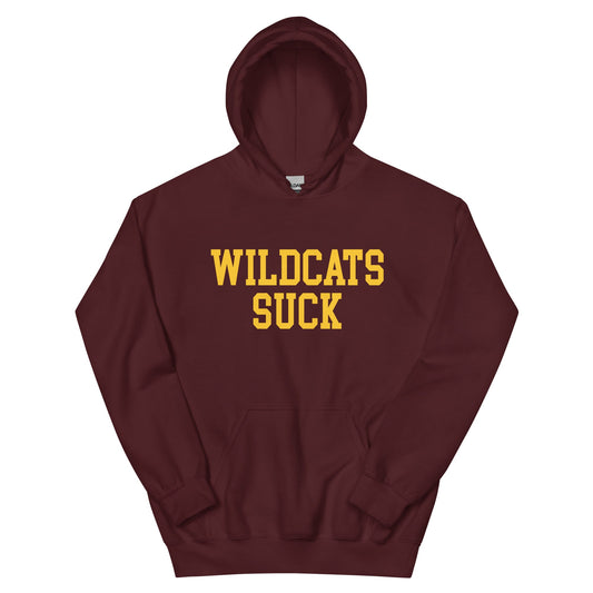 Wildcats Suck Arizona State Rivalry Hoodie Maroon Sweatshirt - rivalryweek