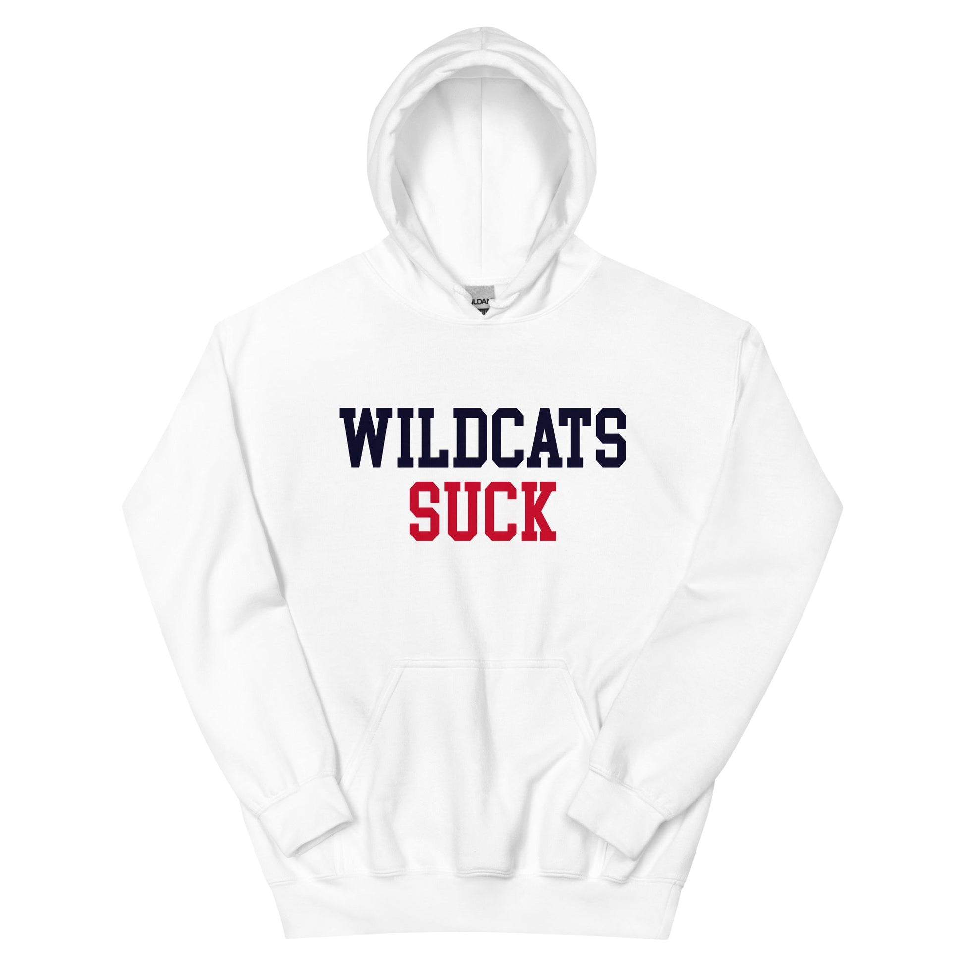 Wildcats Suck Louisville Rivalry Hoodie White 5XL / White