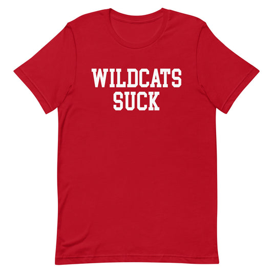 Wildcats Suck Louisville Rivalry T Shirt Red Shirt - rivalryweek