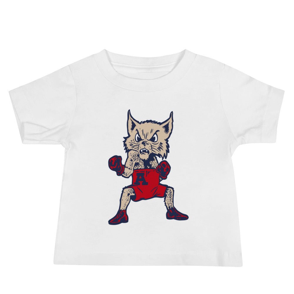 Arizona Wildcats Vintage Baby T Shirt - 1950s Fightin' Wildcat Art Baby Staple Tee - Rivalry Week