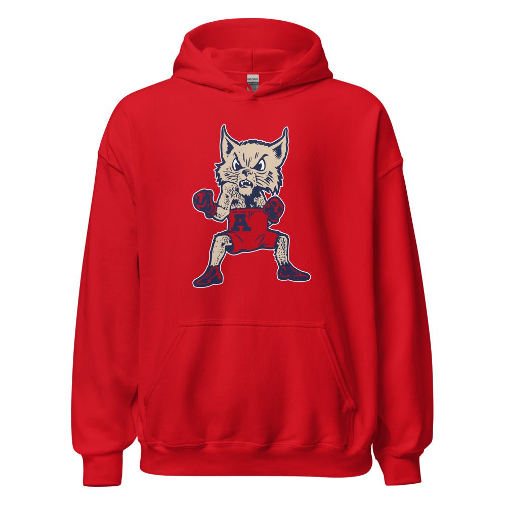 Arizona Wildcats Vintage Hoodie - 1950s Fightin' Wildcat Art Hoodie - Rivalry Week