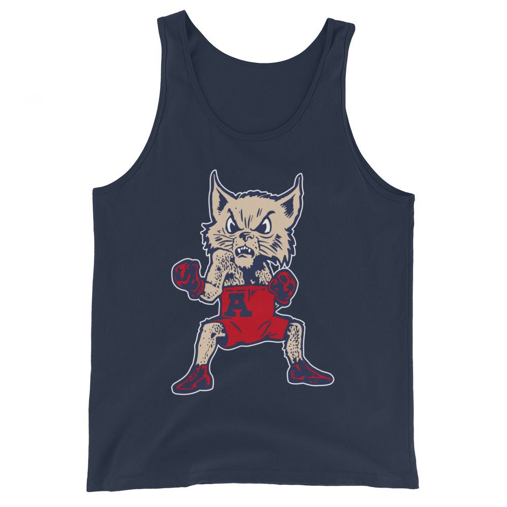 Arizona Wildcats Vintage Men's Tank Top - 1950s Fightin' Wildcat Art Mens Tank Top - Rivalry Week