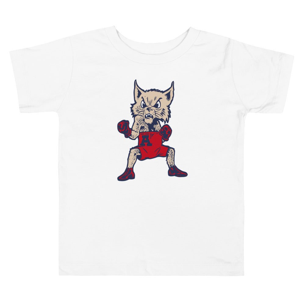 Arizona Wildcats Vintage Toddler T Shirt - 1950s Fightin' Wildcat Art Toddler Staple Tee - Rivalry Week