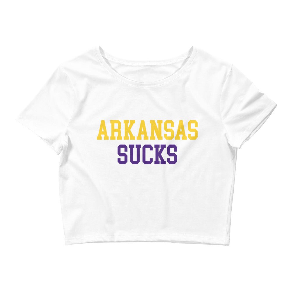 Arkansas Sucks LSU Rivalry Crop Tops Crop Top - rivalryweek