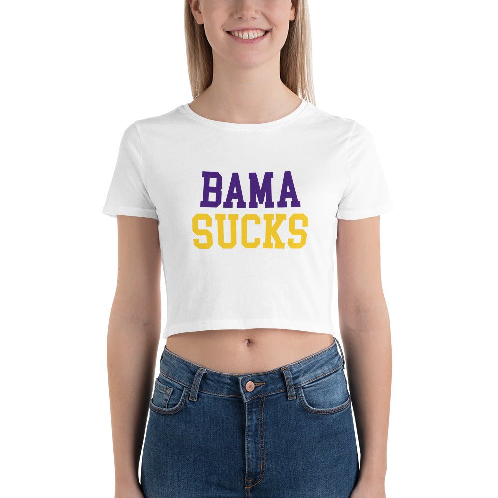 Bama Sucks LSU Rivalry Crop Top Crop Top - rivalryweek