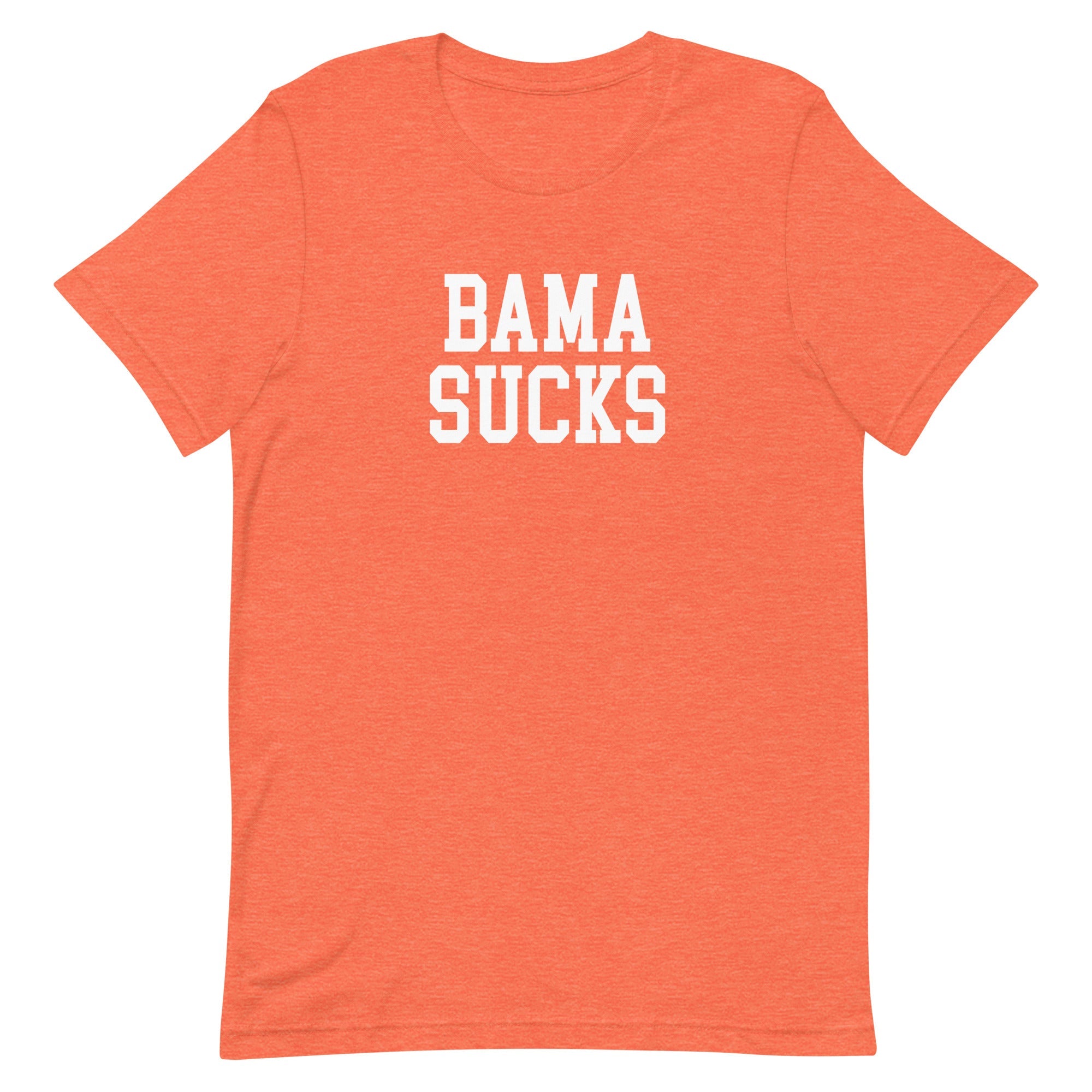 Bama Sucks Tennessee Rivalry T Shirt Heather Orange Shirt - rivalryweek