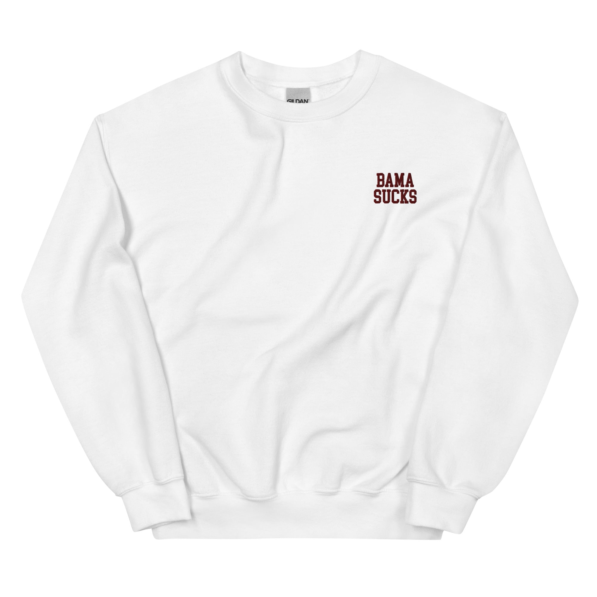 Bama Sucks Texas A&M Rivalry Embroidered Crew Necks Sweatshirt - rivalryweek