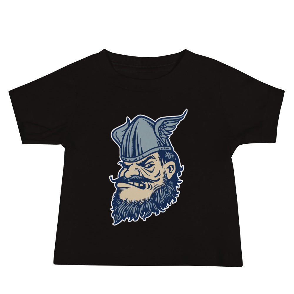 BYU Idaho Vintage Baby T Shirt - 1940s Rick's Vikings Art Baby Staple Tee - rivalryweek