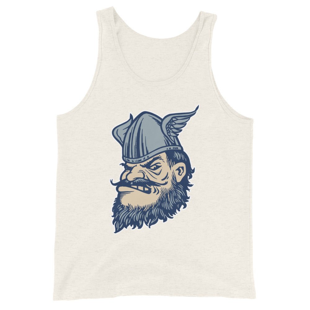 BYU Idaho Vintage Men's Tank Top - 1940s Rick's Vikings Art Mens Tank Top - rivalryweek