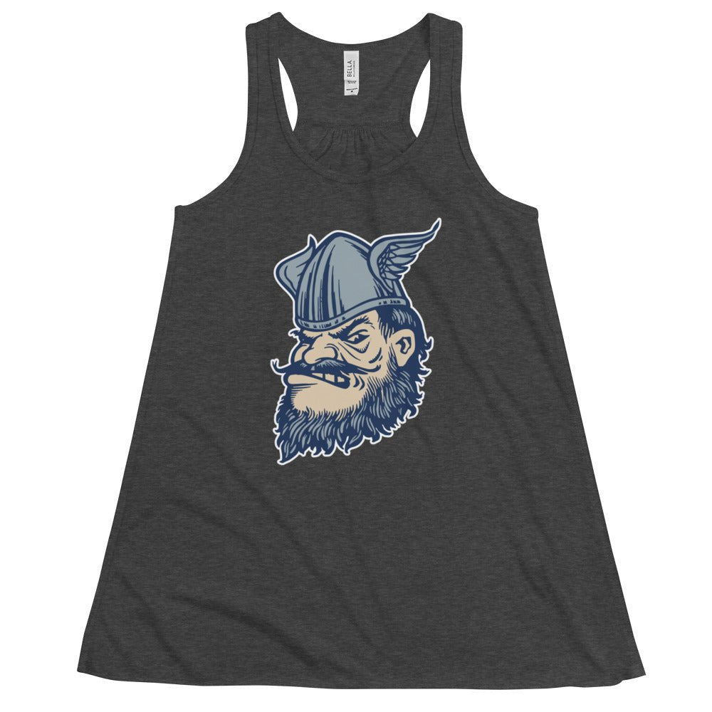 BYU Idaho Vintage Women's Flowy Tank Top - 1940s Rick's Vikings Art W Tank Top - rivalryweek