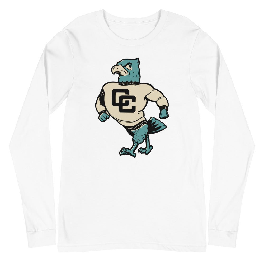 Cabrillo College Long Sleeve Shirt - 1960 Vintage Struttin' Seahawk Art Long Sleeve Shirt - rivalryweek