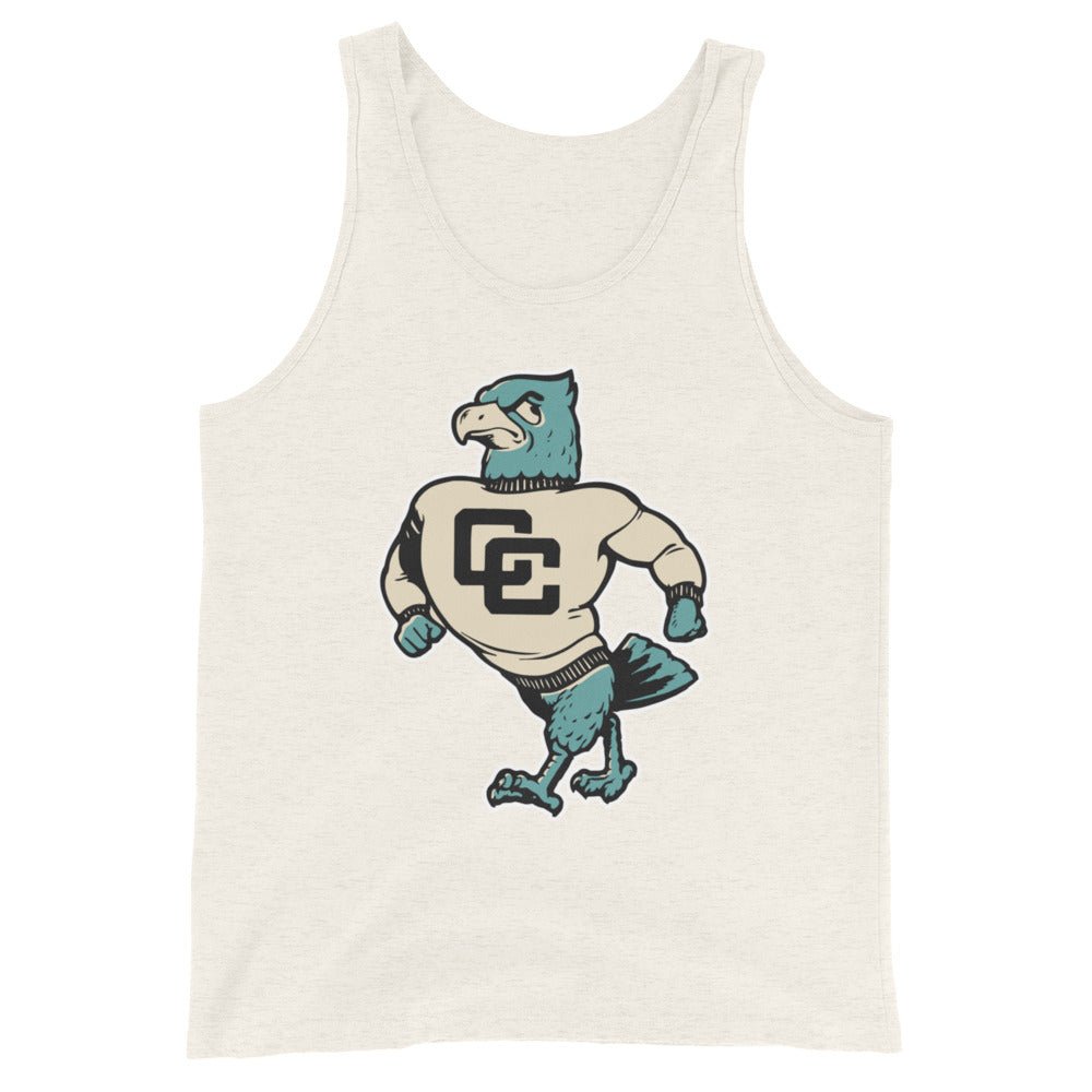 Cabrillo College Men's Tank Top - 1960 Vintage Struttin' Seahawk Art Mens Tank Top - rivalryweek